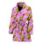 Lipstick Pattern Print Design LT03 Women Bathrobe