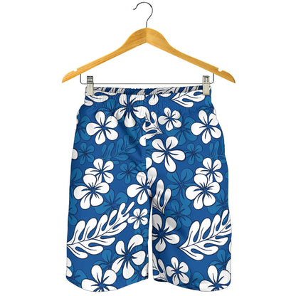 Plumeria Pattern Print Design PM015 Mens Shorts