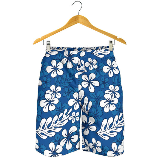 Plumeria Pattern Print Design PM015 Mens Shorts
