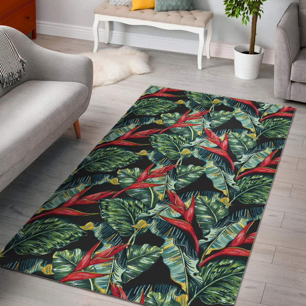 Bird Of Paradise Pattern Print Design BOP06 Area Rugs