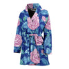 Camellia Pattern Print Design CM05 Women Bathrobe