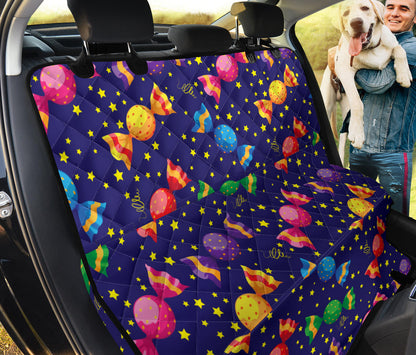Candy Pattern Print Design CA06 Rear Dog  Seat Cover