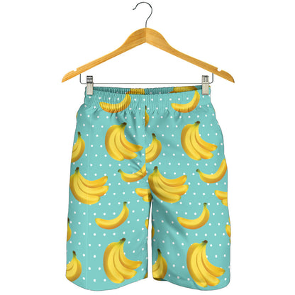 Banana Pattern Print Design BA02 Mens Shorts