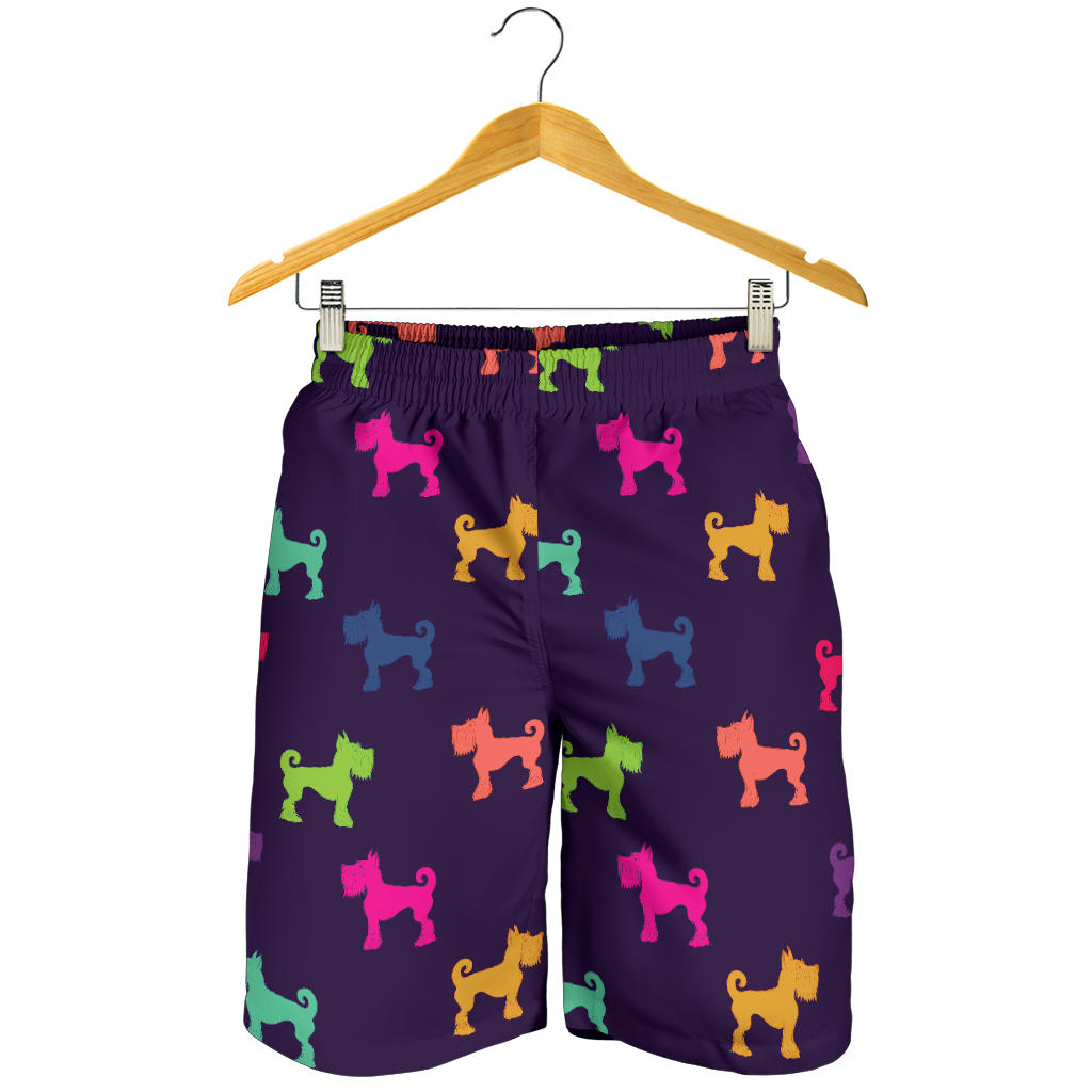 Schnauzers Pattern Print Design A05 Mens Shorts