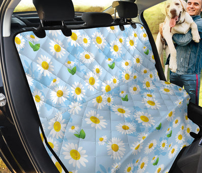 Daisy Pattern Print Design DS010 Rear Dog  Seat Cover