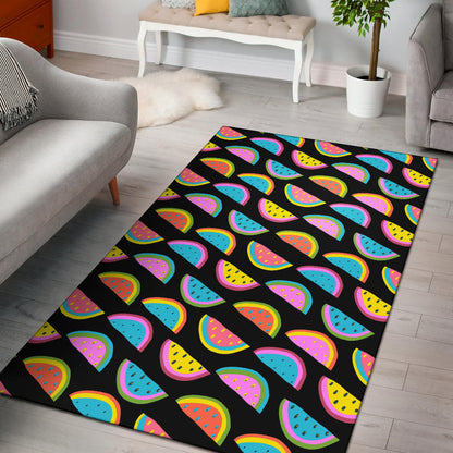 Watermelon Pattern Print Design WM08 Area Rugs