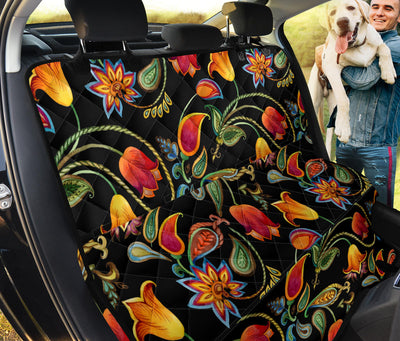 Tulip Boho Pattern Print Design TP09 Rear Dog  Seat Cover