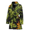 Bird Of Paradise Pattern Print Design BOP013 Women Bathrobe