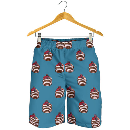 Pancake Pattern Print Design A03 Mens Shorts