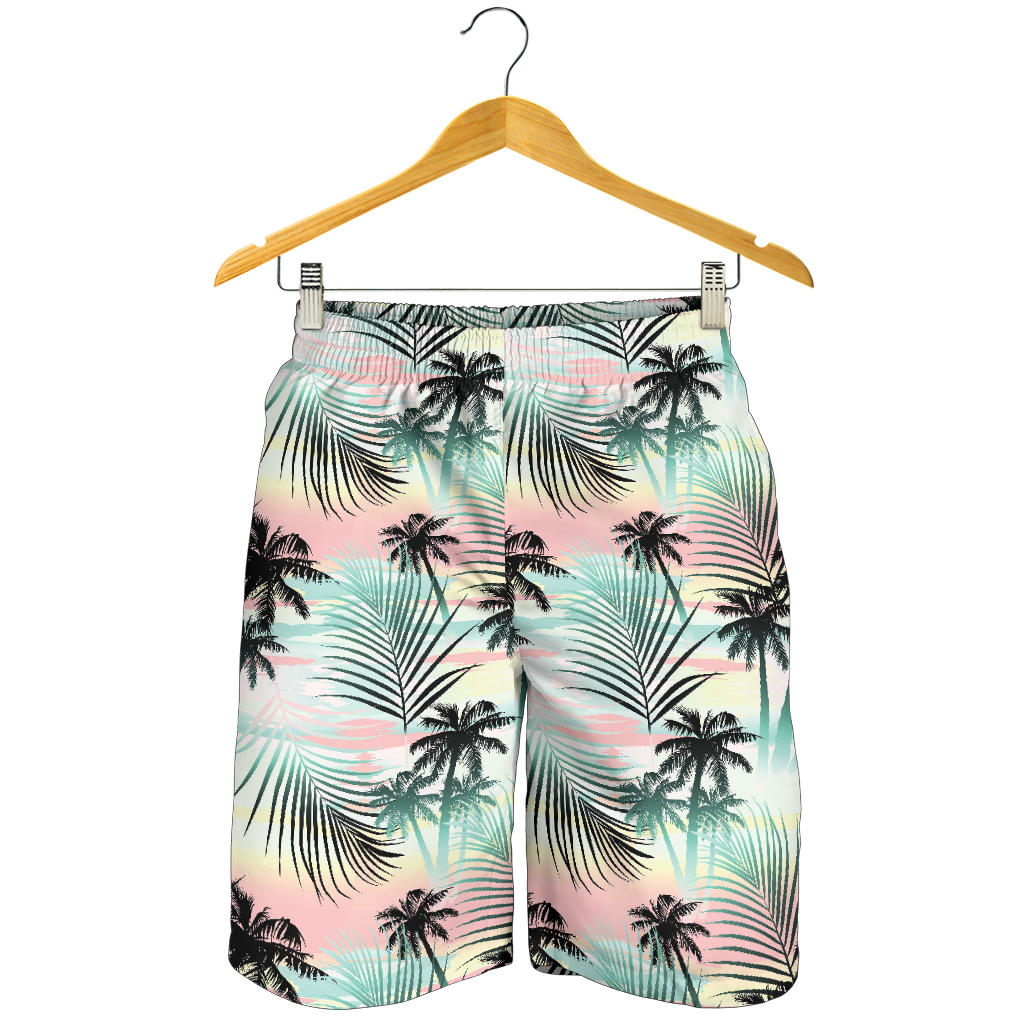 Palm Tree Pattern Print Design A03 Mens Shorts