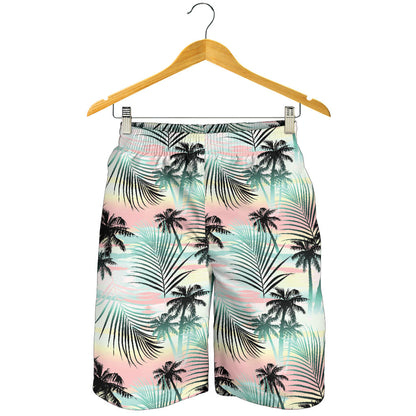 Palm Tree Pattern Print Design A03 Mens Shorts
