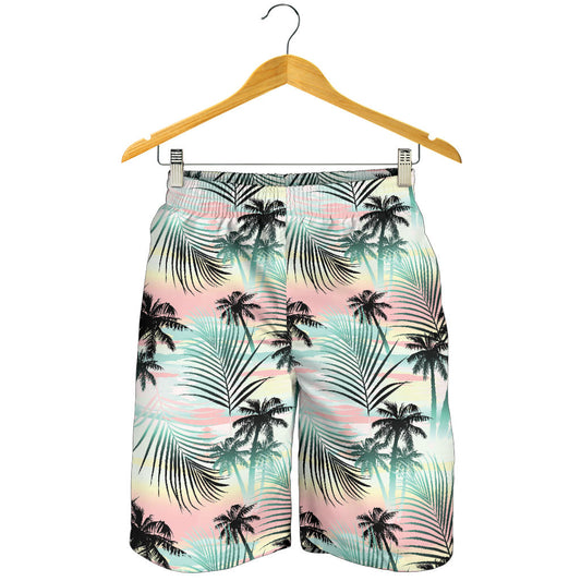 Palm Tree Pattern Print Design A03 Mens Shorts