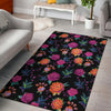 Marigold Pattern Print Design MR02 Area Rugs