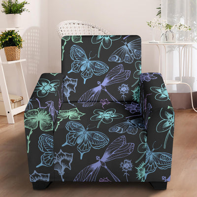 Butterfly Dragonfly Armchair Slipcover