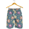 Hibiscus Pattern Print Design HB033 Mens Shorts