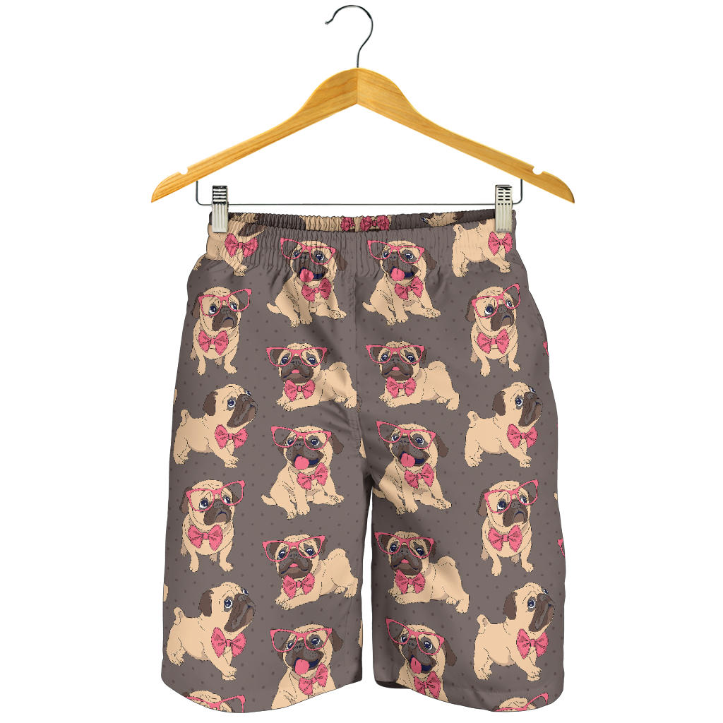 Pug Pattern Print Design A05 Mens Shorts
