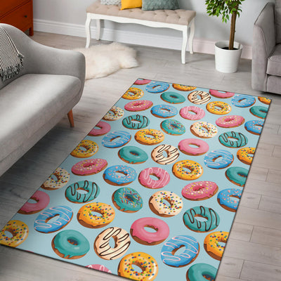 Donut Pattern Print Design DN05 Area Rugs