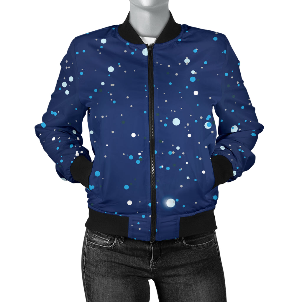 Night sky Pattern Print Design A03 Women's Bomber Jacket
