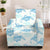 Sea Turtle Pattern Print Design T01 Armchair Slipcover