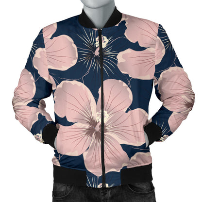 Plumeria Pattern Print Design PM018 Men Bomber Jacket