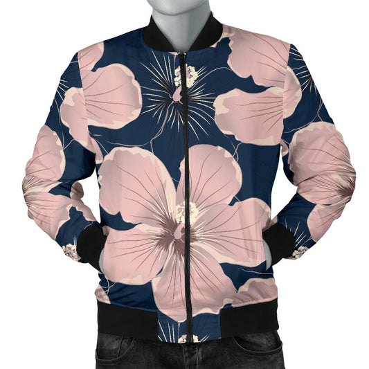 Plumeria Pattern Print Design PM018 Men Bomber Jacket
