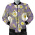 Daisy Pattern Print Design DS011 Men Bomber Jacket