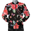 Camellia Pattern Print Design CM03 Men Bomber Jacket