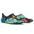 Tropical Palm Leaves Hawaiian Flower Aqua Water Shoes