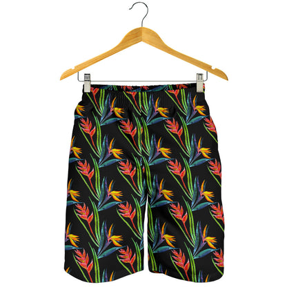 Heliconia Pattern Print Design HL04 Mens Shorts