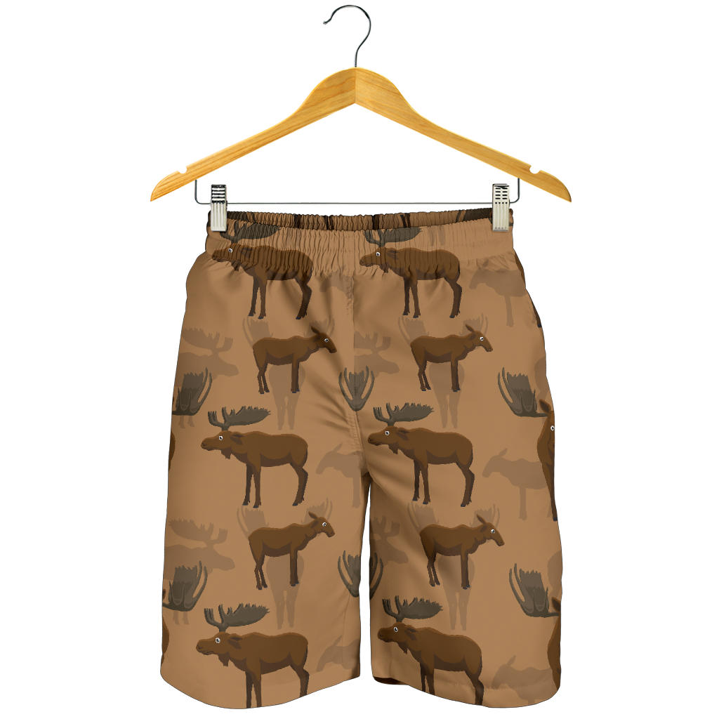 Moose Pattern Print Design 03 Mens Shorts