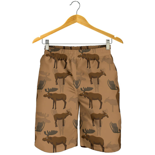 Moose Pattern Print Design 03 Mens Shorts