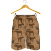 Moose Pattern Print Design 03 Mens Shorts