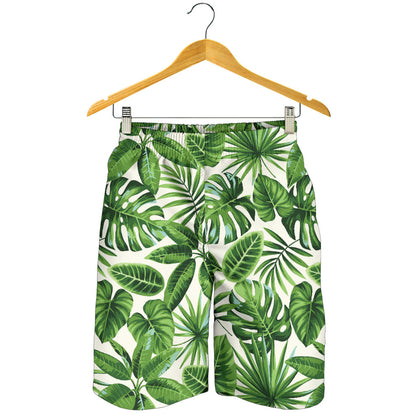 Tropical Flower Pattern Print Design TF013 Mens Shorts