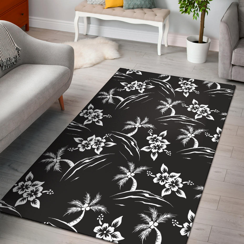 Palm Tree Pattern Print Design PT02 Area Rugs