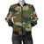 Army Camouflage Pattern Print Design 01 Women's Bomber Jacket