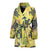 Hawaiian Turtle Tribal Design Print Women Bathrobe