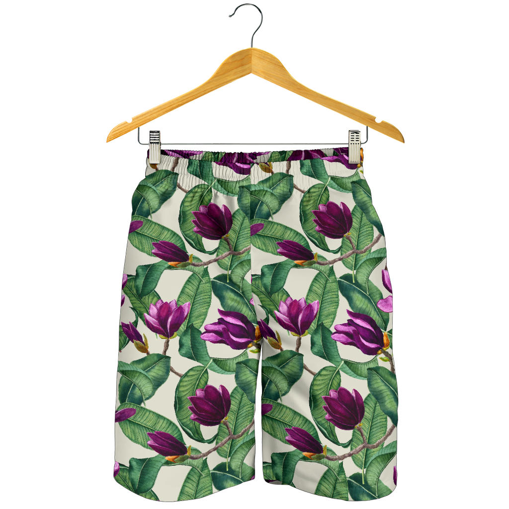 Magnolia Pattern Print Design MAG07 Mens Shorts