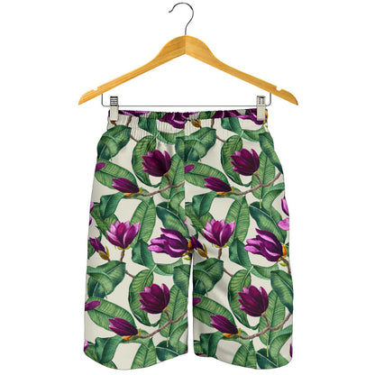 Magnolia Pattern Print Design MAG07 Mens Shorts