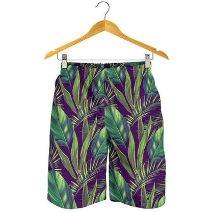 Palm Leaves Pattern Print Design PL03 Mens Shorts
