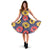 Anemone Pattern Print Design AM010 Midi Dress