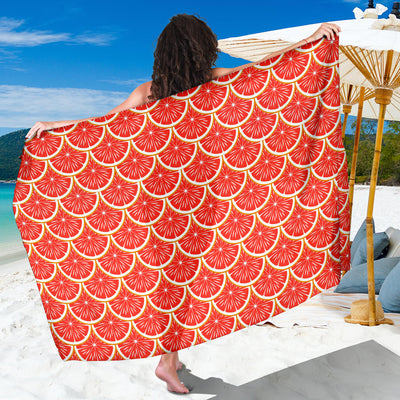 Grapefruit Pattern Print Design GF07 Sarong Pareo Wrap