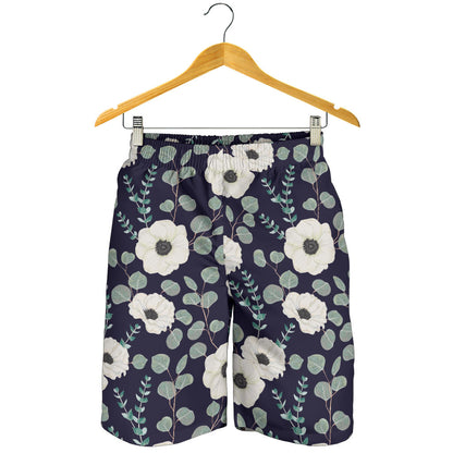Anemone Pattern Print Design AM01 Mens Shorts