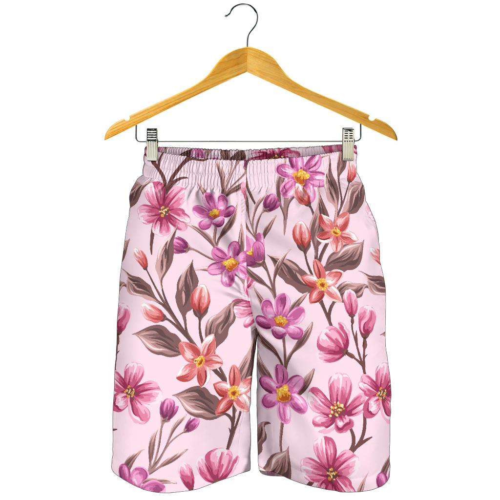 Summer Floral Pattern Print Design SF09 Mens Shorts