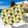 Coconut Pattern Print Design CN02 Sarong Pareo Wrap