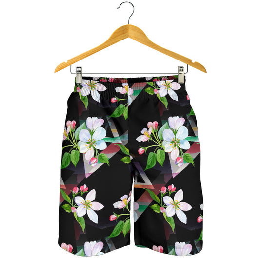 Apple blossom Pattern Print Design AB07 Mens Shorts