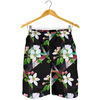 Apple blossom Pattern Print Design AB07 Mens Shorts