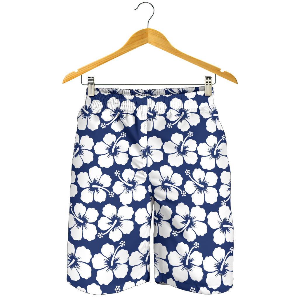 Hibiscus Pattern Print Design HB013 Mens Shorts