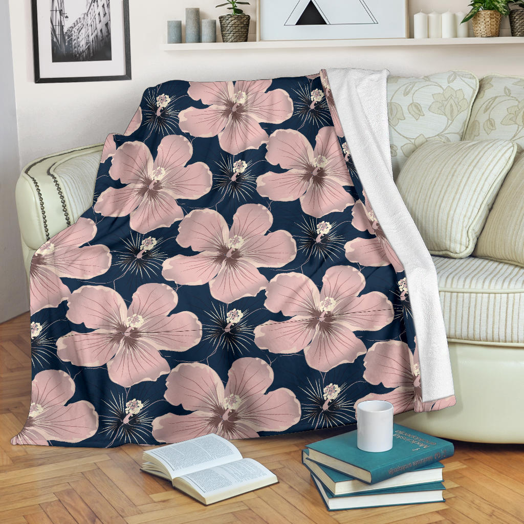 Plumeria Pattern Print Design PM018 Fleece Blanket