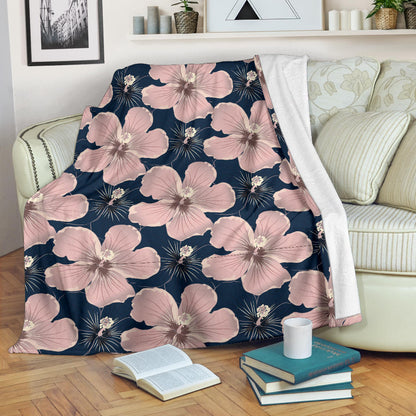 Plumeria Pattern Print Design PM018 Fleece Blanket