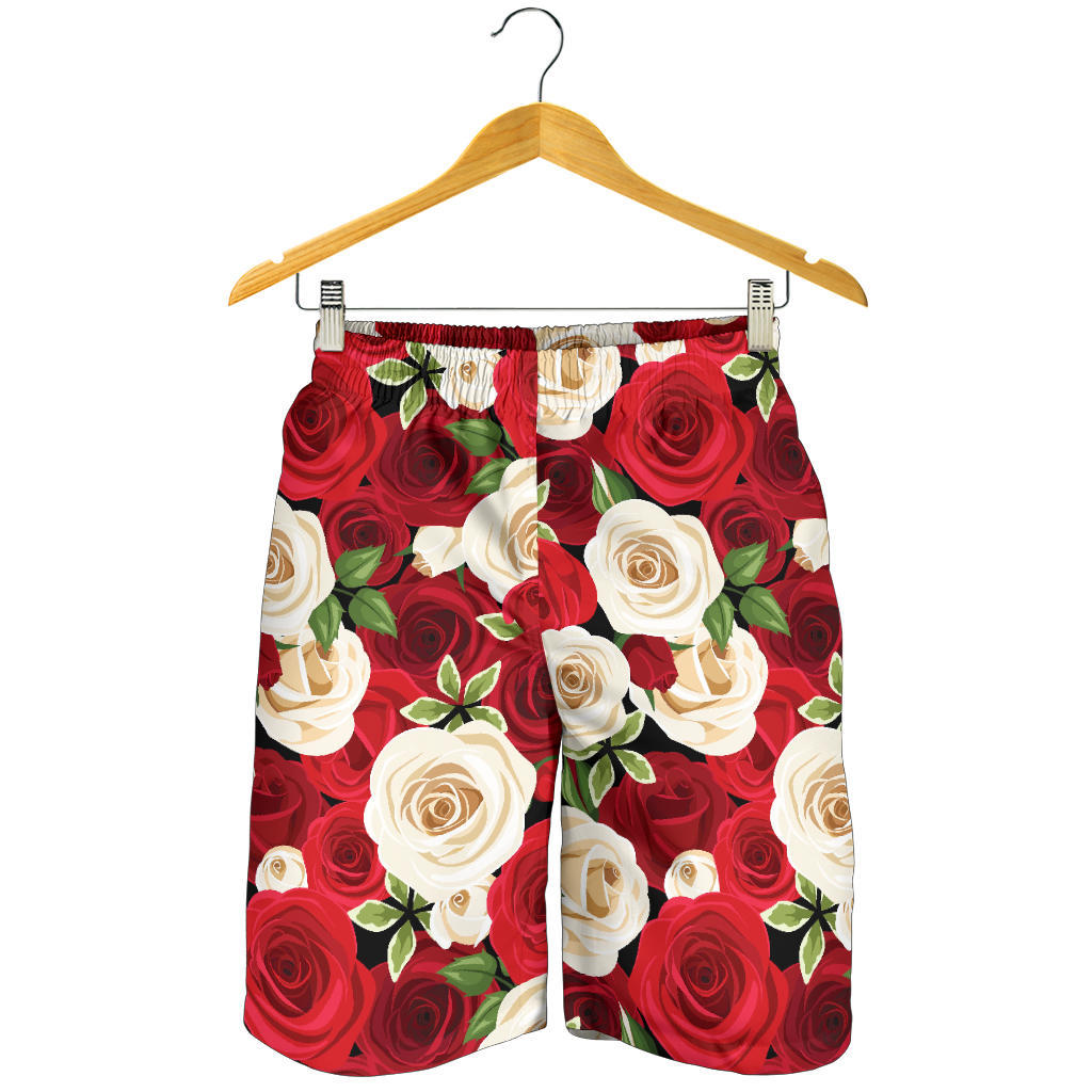 Rose Pattern Print Design RO06 Mens Shorts